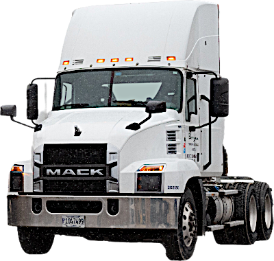 Berryman owned Fleet of Trucks, Mack Truck, Tractors delivering to Chicago and beyond
